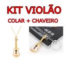 Kit Violão Colar + Chaveiro
