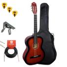 KIT VIOLÃO ELETROACÚSTICO AÇO GIANNINI S-14 START C/CAPA CAPOTRASTE + BRINDE 3 PALHETAS Cor:Sunburst Satin KIT VIOLÃO ELETROACÚSTICO AÇO GIANNINI S-14 START C/CAPA CAPOTRASTE + BRINDE 3 PALHETAS Cor:Sunburst Satin