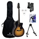 Kit Violão Tagima Rio Negro Sunburst Capa/Suporte/Acessórios