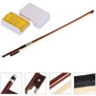 Kit Violino 4/4 Arco Marinos Madeira Crina Natural Breu Italiano Som Profissional Aderência Perfeita