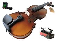 Kit Violino Barth Solid Old Bright 4/4 C/ Estojo+ Arco+ Breu Caramelo