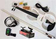 Kit Violino Elétrico Barth 4/4 - Wt + Estojo + Arco + Breu + Espaleira + Afinador + Fone