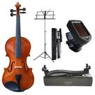 Kit Violino Jahnke Natural Completo com Acessórios