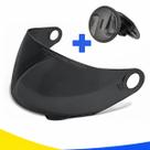 Kit Viseira Fumê Capacete Pro Tork Liberty 4 5 New Liberty 4 R8 R8 Air Com Reparo Lateral Botão Viseira