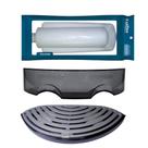Kit Viseira Fume Latina P355 + Bandeja Prata + Refil Filtro Kit Viseira Fume Latina P355 + Bandeja Prata + Refil Filtro