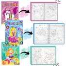 Kit Vista-me! Sonhos Encantados: Sereias + Princesas + Unicórnios Criatividade, Imaginação e Diversão com Adesivos