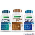 Kit Vit. D3 + Magnesio Dimalato + Quelato 100% Puro 500mg 120Cápsulas Ecomev Kit Vit. D3 + Magnesio Dimalato + Quelato 100% Puro 500mg 120Cápsulas Ecomev