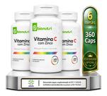 Kit Vitamina C Com Zinco 3x 120 Cáps Imunidade 6 Meses Kit Vitamina C Com Zinco 3x 120 Cáps Imunidade 6 Meses