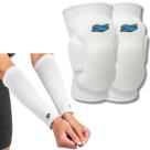 Kit Vôlei Joelheira Rehr Manguito Poker Power Profissional Kit Vôlei Joelheira Rehr Manguito Poker Power Profissional