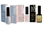 Kit volia prep primer desidrat e top coat para unhas gel