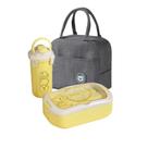 Kit Volta as Aulas Bolsa térmica Portátil + Lancheira + Copo com Talheres Infaltil