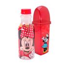 Kit Volta as Aulas Escolar Garrafa de Água Infantil 500 ML e Porta Escova de Dente Infantil