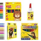 Kit Volta ás Aulas Kaz Material Escolar 49 Unidades