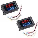 Kit Voltímetro Amperímetro 0-100V 0-10A (2x)