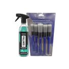 Kit Vonixx Limpador Bactericida Sintra Fast Pro 500ml Jogo 05 Pincéis Detalhamento Interno Vonixx