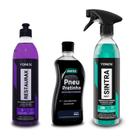 Kit Vonixx Pneu Pretinho + Restaurax + Sintra Fast - 500ml