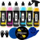 Kit Vonixx Polidores Automotivos Corte Refino Lustro + Ceras