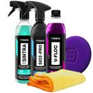 Kit Vonixx V-Floc Sintra Fast SiO2 Pro Aplicador Flanela Kit Vonixx V-Floc Sintra Fast SiO2 Pro Aplicador Flanela