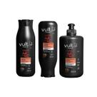 Kit Vult Cabelos Crespos 4A ao 4C Sh 350ml +Cond 325ml + C.Pent 300ml