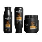 Kit Vult Cachos 3A ao 3C Sh 350ml +Cond 325ml + Mascara 500g