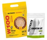 KIT W 100 Dulce de leite 900g +Creatina 300g NUTRATA