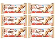 Kit Wafer Snack Kinder White Bueno 39g 6 Pacotes
