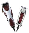 Kit Wahl Com Maquina Corte E Acabamento Magic Clip E Detailer Vermelho