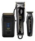 Kit Wahl Combo Black Magic Clip Detailer Shaver Vanish Bivolt
