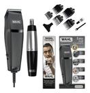 Kit Wahl Máquina De Cortar Cabelo Easy Cut Com Aparador Nasal Trimmer 127v