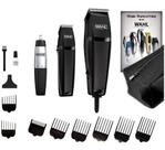 Kit Wahl Total Black Máquina de Cortar Cabelo Trimmer Acabamento e Aparador de Pelos Com Necessaire 220v