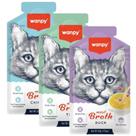 Kit wanpy caldinhos para gatos 3 sabores irresistíveis