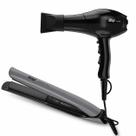 KIT WAP INTENSE PROFISSIONAL - SECADOR WS1900 1900W 127V + PRANCHA WP482 BLACK CERAMIC 250ºC