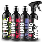 Kit Wash Detail Dub Boyz 4 Produtos 500ml Snow Many D-MOL Reboot DWAX Cera Lavagem Proteção