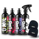 Kit Wash Detail Pro Dub Boyz 5 Produtos 500ml Snow Many D-MOL Reboot DWAX Dub Jack Automotivo