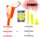 kit Water Ballon Com 10 Bexigas e Estilingue + 60 bexigas