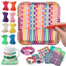 Kit Weaving Loom FuniOi para crianças, 6 pegadores de panela, 10 pulseiras