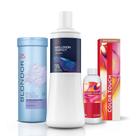 Kit Wella Blondor Pó Descolorante + Oxidante Welloxon 9% 30V + Color Touch 8/0 + Emulsão Color Touch 4% 13V (4 produtos)
