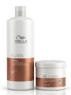 kit wella fusion profissional shampoo 1l máscara 500ml reconstrução total