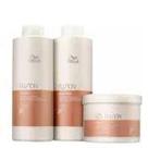 Kit Wella Fusion Shampoo 1l+ Condicionador 1l+ Máscara 500Ml