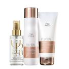 Kit Wella Fusion - Shampoo 250ml + Condicionador 200ml + Óleo OR Light 100ml