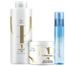 Kit Wella Oil Reflections Shampoo, Mascara e Trilliant Protetor Termico para Brilho e Proteção dos Cabelos Kit Wella Oil Reflections Shampoo, Mascara e Trilliant Protetor Termico para Brilho e Proteção dos Cabelos