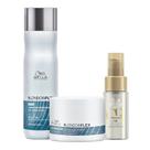Kit Wella Professionals BlondorPlex - Shampoo 250ml + Máscara 150ml + Oil Reflections Light 30ml