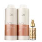 Kit Wella Professionals Fusion shampoo 1 Litro + Condicionador 1 Litro + Oil Reflections 100ml