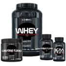 Kit whey (bau) + creatina + bcaa + termogênico Kit whey (bau) + creatina + bcaa + termogênico