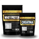 Kit Whey ISO Blend 2Kg + Creatina 600g Suplemento da Fabrica