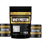 Kit Whey ISO Blend 900g + 2 Creatina 100g SDF