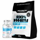 Kit Whey Protein 100% Puro Refil 900g Whey Isolado Concentrado Proteinas BCAA Arginina + Colageno Tipo 2 40mg Uc 2 Vitaminas Joelho E Articulação