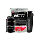KIT Whey Protein 500g + Power Glutamina 100g + Coqueteleira - Bodybuilders KIT Whey Protein 500g + Power Glutamina 100g + Coqueteleira - Bodybuilders