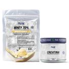 Kit Whey Protein 70% Concentrado 450g + Creatina 500g Pure