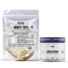 Kit Whey Protein 70% Concentrado 450g + Creatina 500g Pure